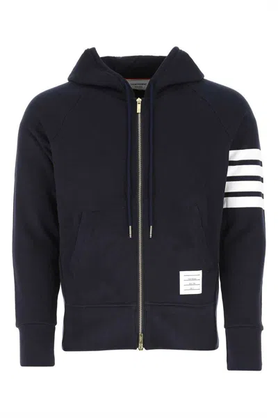 Thom Browne Navy Blue Cotton Sweatshirt