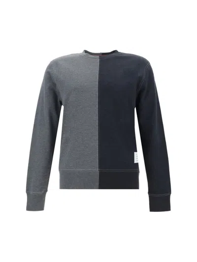 Thom Browne Gray Funmix Sweatshirt In Fun Mix