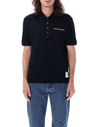 Thom Browne T Shirts And Polos Blue In Black