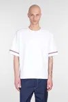 Thom Browne Rwb Stripe Cotton T-shirt