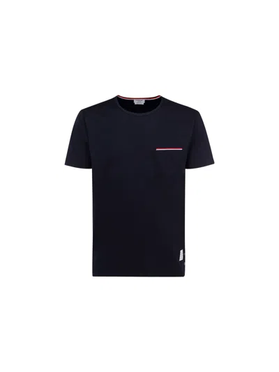 Thom Browne T-shirt In Blue