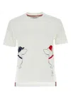 Thom Browne Cotton Crew Neck T-shirt With Graphic Print