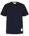 Thom Browne Blue T-shirt With Logo Patch