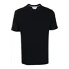 Thom Browne Signature Loopback Oversized T-shirt In Black