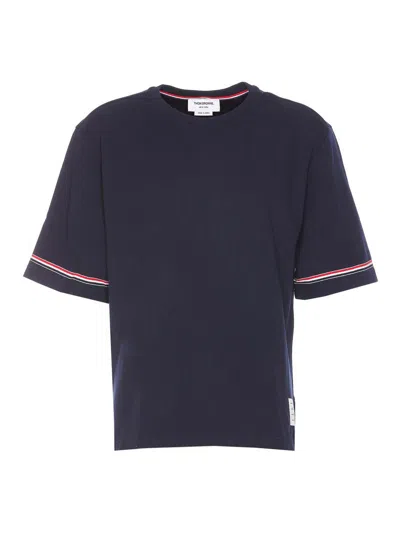 Thom Browne T-shirt In Blue