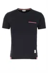 Thom Browne Pocket Jersey T-shirt In Blue