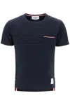Thom Browne T-shirt Con Taschino Rwb