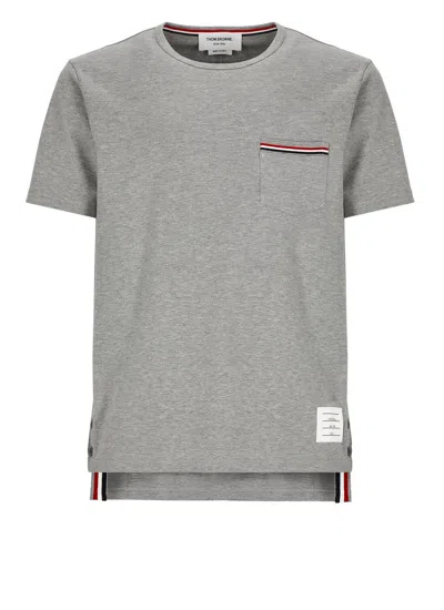 Thom Browne T-shirt In Grey