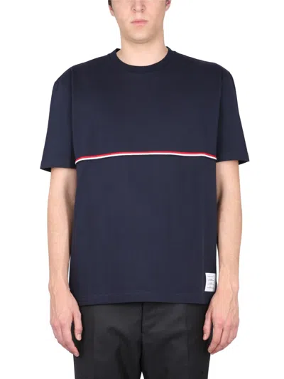 Thom Browne T Shirt Rwb In Blue