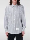 Thom Browne Striped Shirt In 蓝色