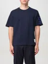 Thom Browne Round Neck 4-st In Navy