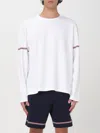 Thom Browne Rwb Stripe Cotton T-shirt In White