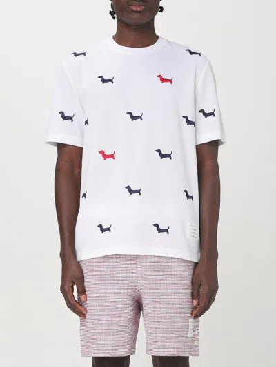 THOM BROWNE T-SHIRT THOM BROWNE MEN COLOR WHITE,424462001