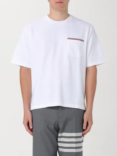 Thom Browne White Medium Weight Cotton Jersey T-shirt