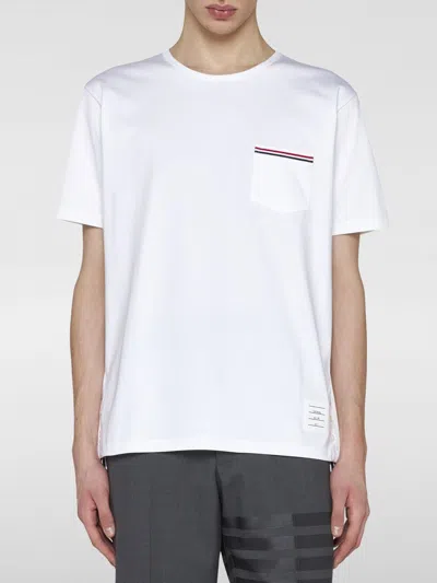 THOM BROWNE T-SHIRT THOM BROWNE MEN COLOR WHITE,F71799001
