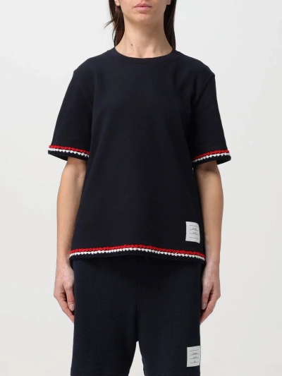 Thom Browne T-shirt  Woman Colour Blue