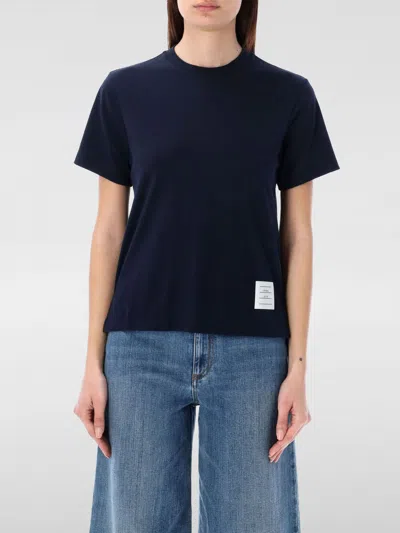 Thom Browne T-shirt  Woman Color Blue