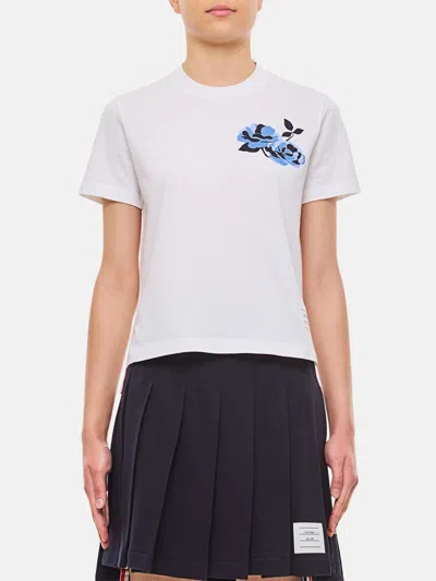 THOM BROWNE T-SHIRT THOM BROWNE WOMAN COLOR WHITE,F93904001