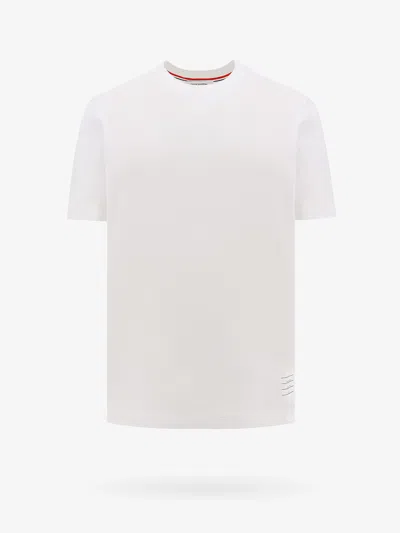 Tシャツ・カットソー THOM BROWNE Men T Shirts MJS067A00042100 White Thom Browne Logo t-shirt - White - Men | MJS067A00042100