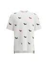 Thom Browne T-shirt With Dachshunds In White