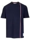 Thom Browne Jersey T-shirt In Navy