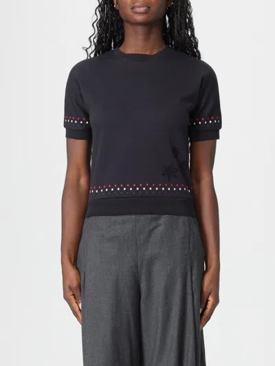 Thom Browne T-shirt Woman  In Black