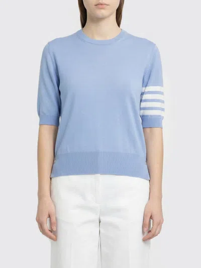 Thom Browne T-shirt  Damen Farbe Hellblau In Blue