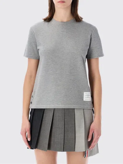 THOM BROWNE THOM BROWNE T-SHIRT WOMAN COLOR GREY,H88890020