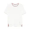 Thom Browne White T-shirt With Tricolour Detail Men