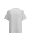 Thom Browne Men Oversized T-shirt In Gray