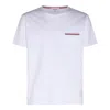 Thom Browne Rwb Pocket T-shirt In White