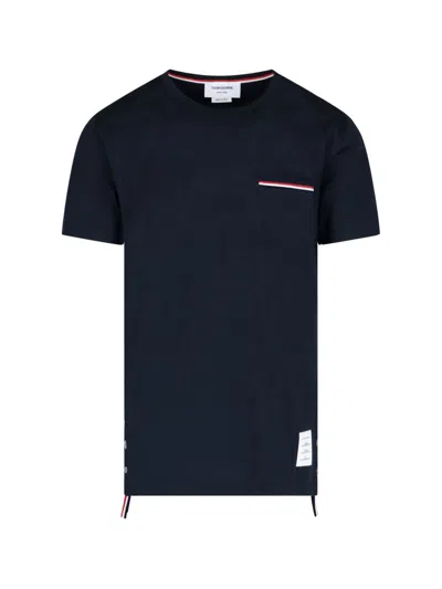 Thom Browne T-shirts And Polos In Blue