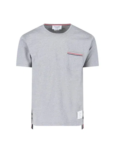 Thom Browne T-shirts And Polos In Gray