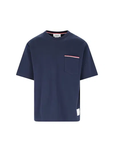 Thom Browne T-shirts And Polos In Blue