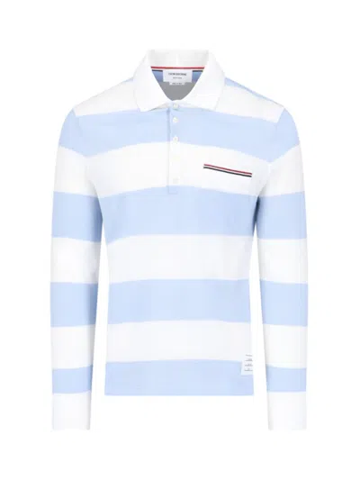 Thom Browne Stripe Polo Shirt In 452