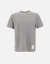 Thom Browne T-shirt With Application In Grey