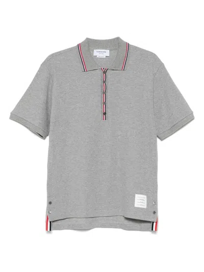 Thom Browne T-shirts And Polos Light Grey In Gray