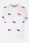 Thom Browne Cotton Milano Short Sleeved T-shirt In White