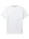 Thom Browne Jersey Relaxed Side Slit Tee Clothing In White