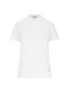 Thom Browne 4-bar Stripe-detail T-shirt In White