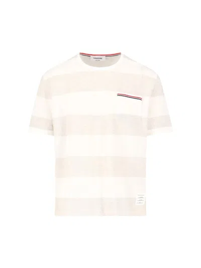Thom Browne T-shirts And Polos In White ModeSens