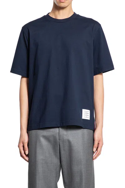 Thom Browne T-shirts & Tank Tops In Blue