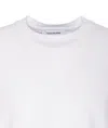 Thom Browne Classic Pique Striped T-shirt In White