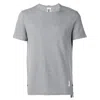 Thom Browne Classic Pique Stripe Tee In Grey
