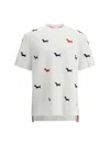 Thom Browne T-shirt With Dachshunds In White