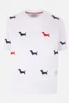 Thom Browne Cotton Milano Short Sleeved T-shirt In White