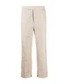 Thom Browne Tailored Cropped Twill Trousers In Nude