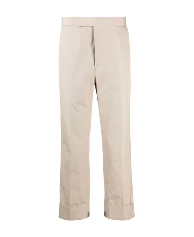 THOM BROWNE THOM BROWNE MID-RISE CROPPED TROUSERS