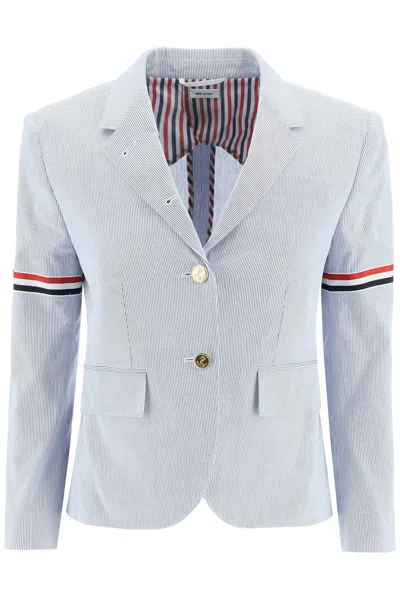 Thom Browne Tailored Jacket For All Seasons In Animal Print