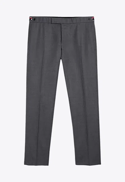 THOM BROWNE TAILORED SLIM WOOL PANTS